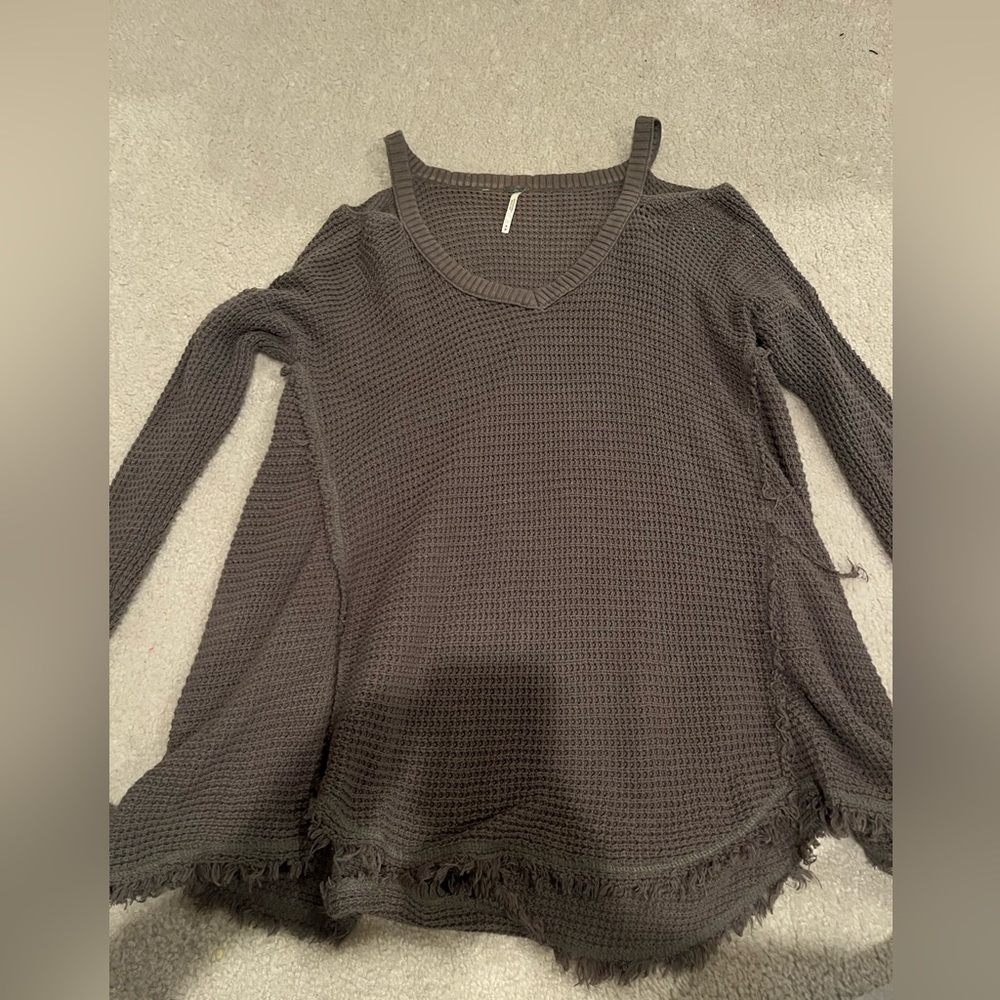 free people drop shoulder sweater